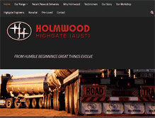 Tablet Screenshot of holmwoodhighgate.com.au